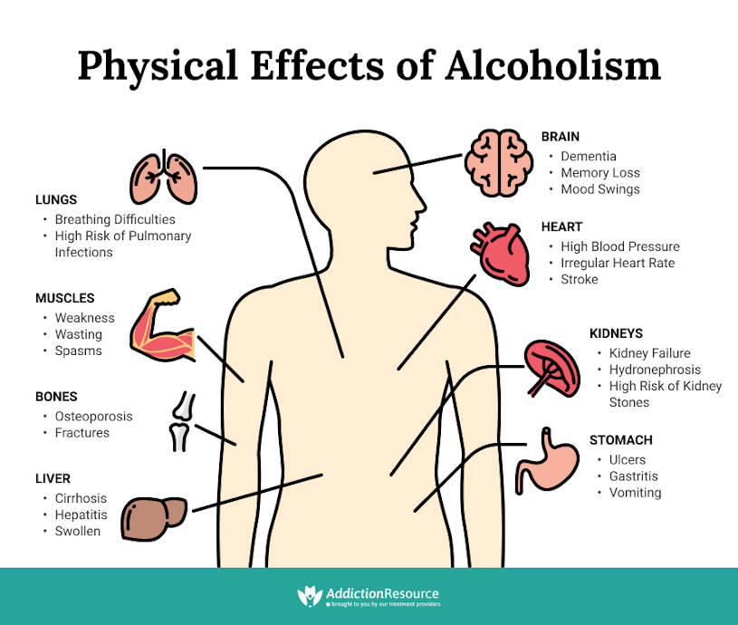 alcohol's effects on the body