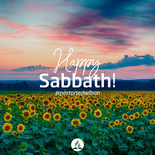 happy Sabbath!