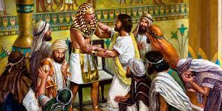 Joseph as ruler with brothers
