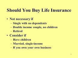 no life insurance