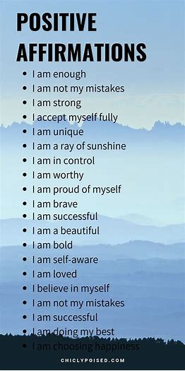 positive affirmations