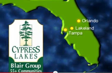 Relative location of Lakeland, FL
